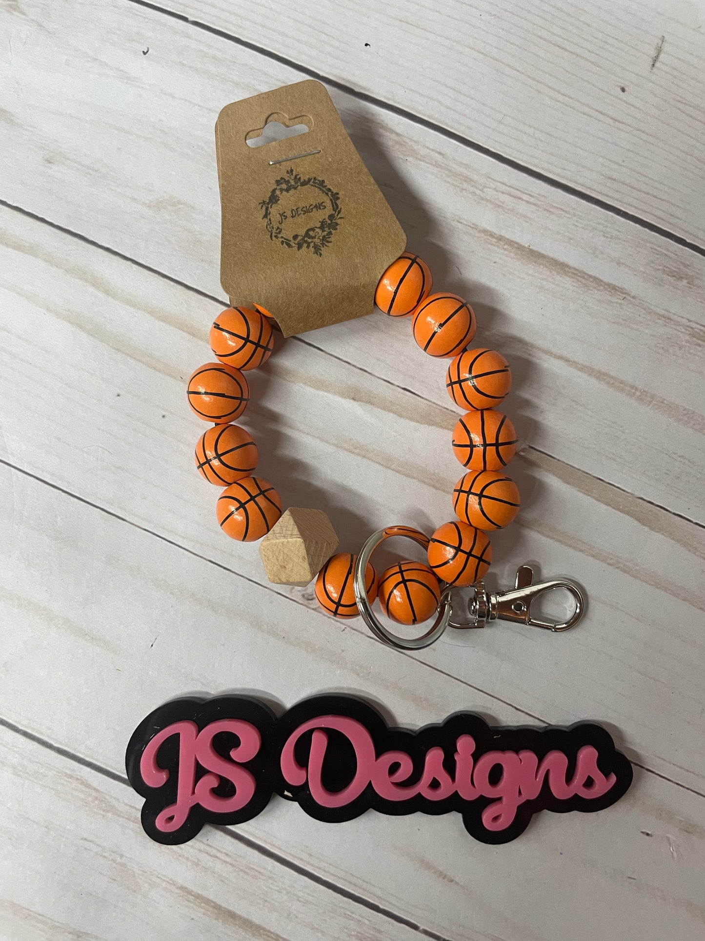 Basketball Keychain Wristlet