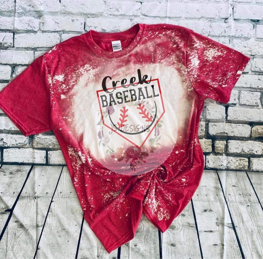 Creek Baseball- Home Plate w/baseball
